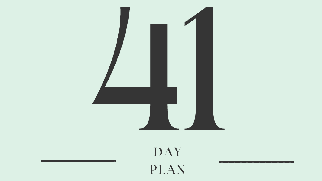 Get my 41 Day Plan