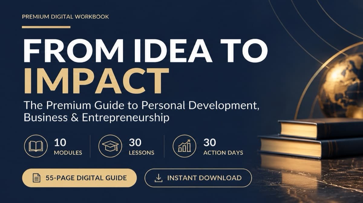 From Idea to Impact: Business & Personal Growth