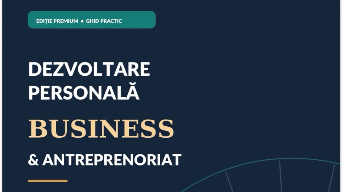 Ghid Premium de Dezvoltare Personală, Business
