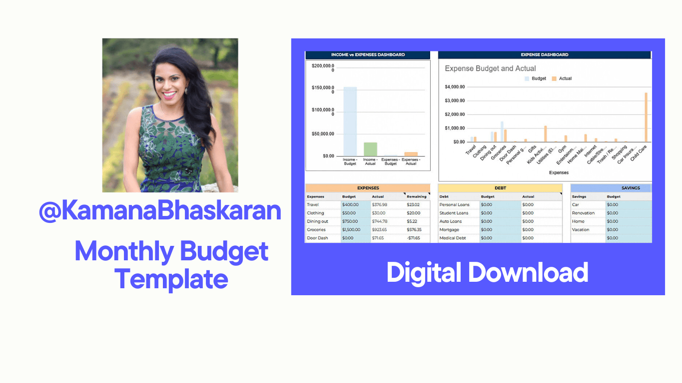 Monthly Budget Template