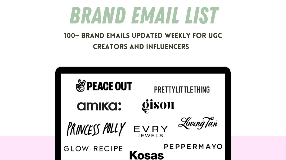 175+ Brand Emails For Creators