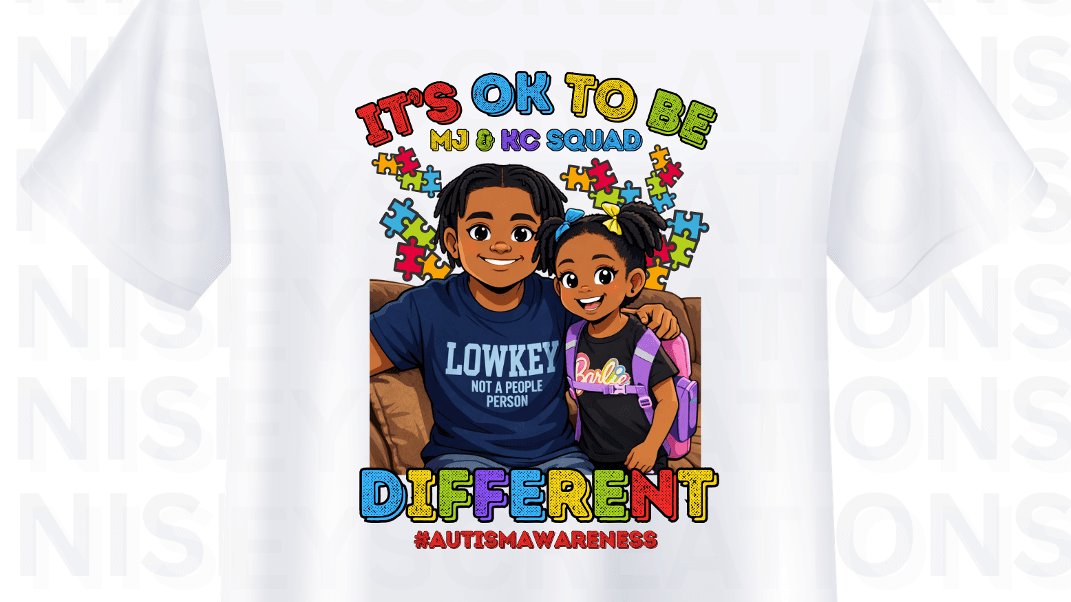 MJ & KC Autism Awareness Shirts