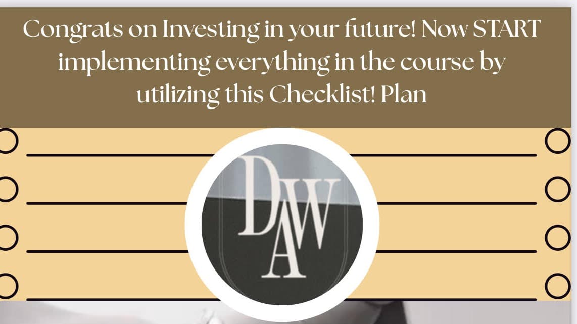 Digital Marketing Checklist Plan