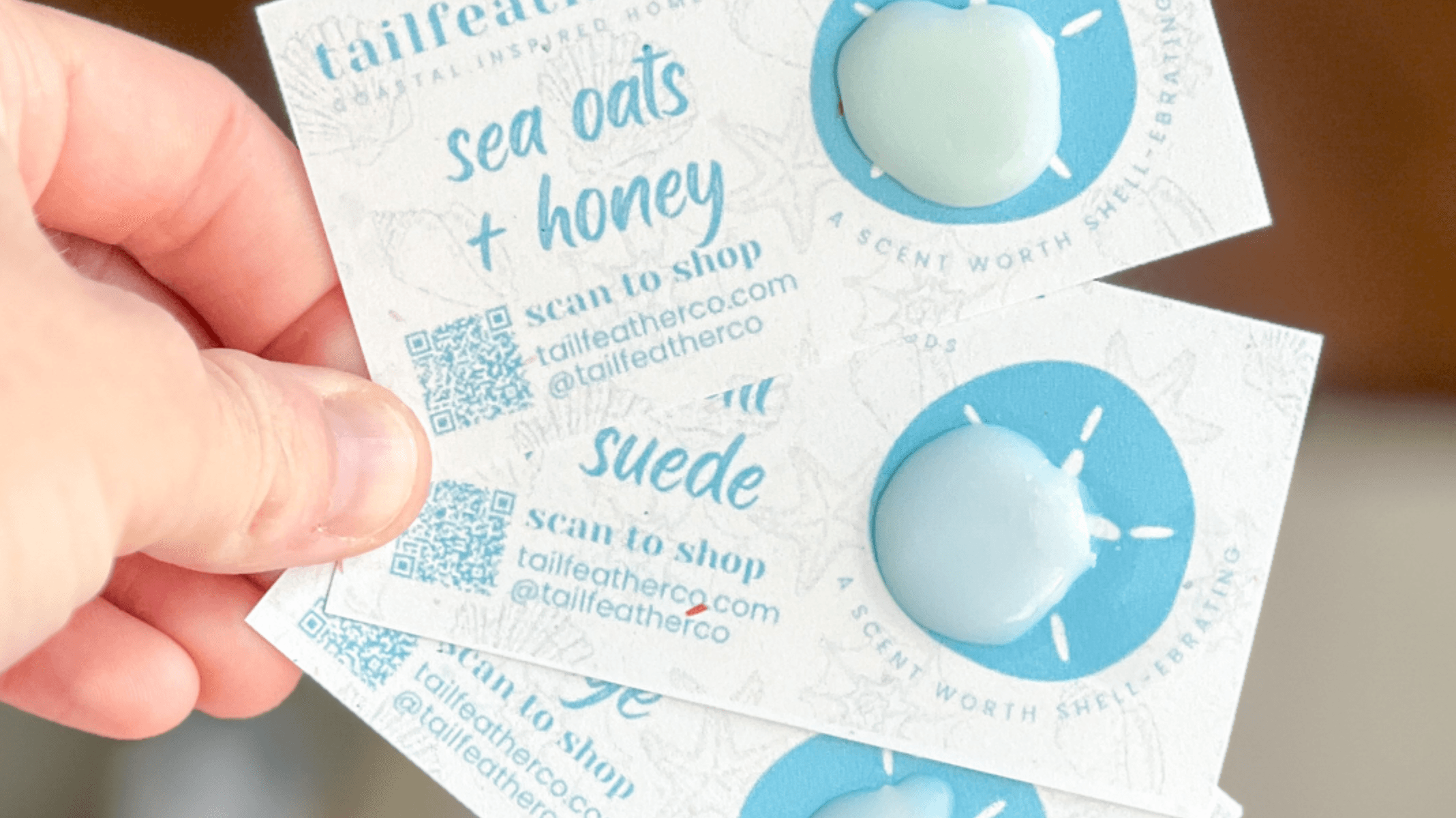 FREE Scent Sample Card Template