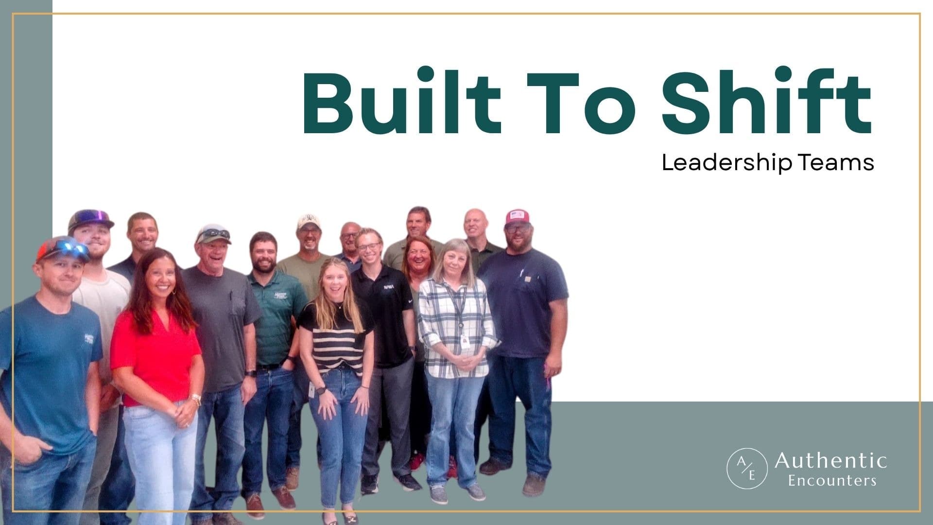 BUILT TO SHIFT- For Leadership Teams