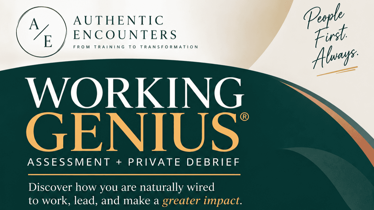 Working Genius Assessment + Private Debrief