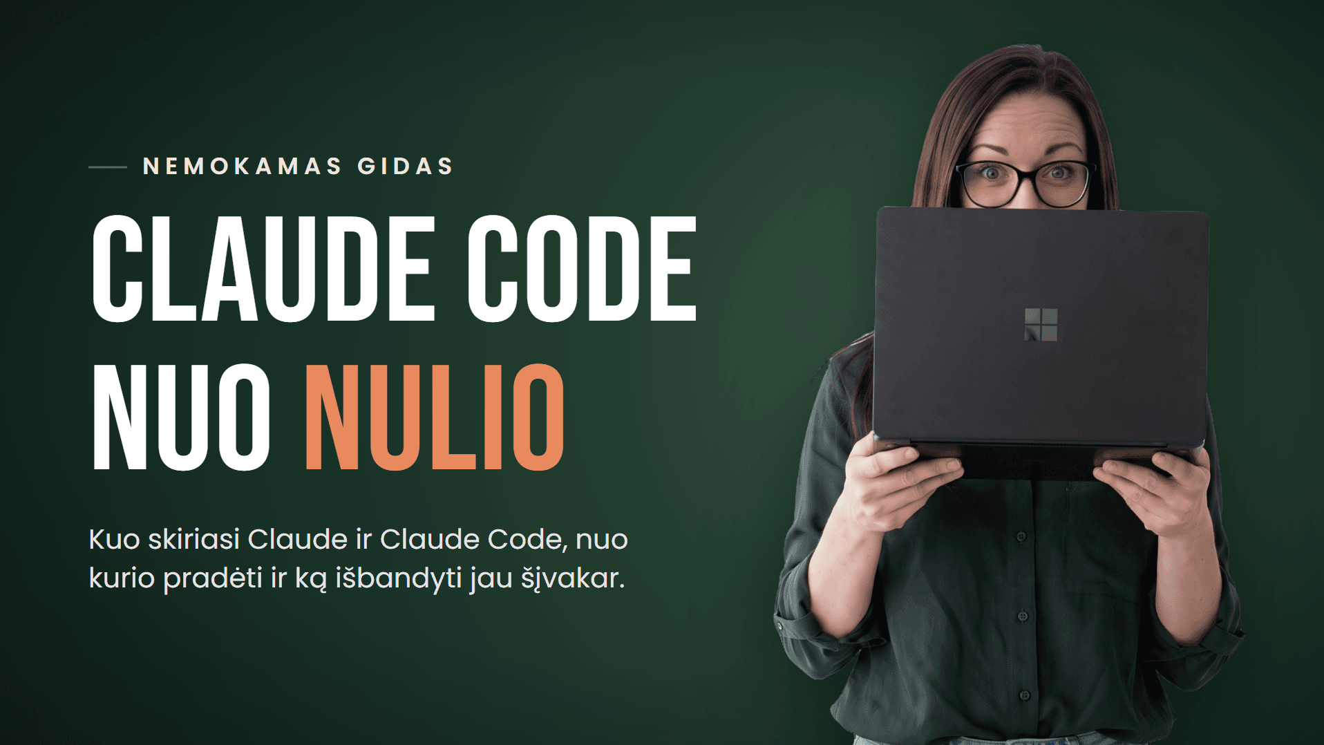 Claude Code nuo nulio: nemokamas gidas