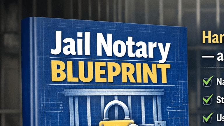 Get My Jail Notary Blueprint Now!