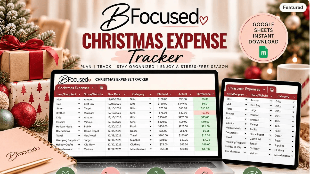 BFocused Christmas Expense Tracker