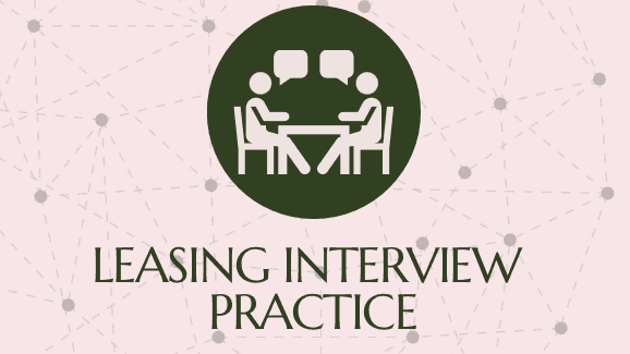 Ace Your Next Leasing Interview | 1-on-1 Practice