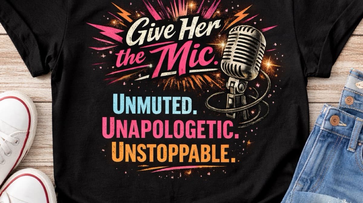 Give Her The Mic T shirt