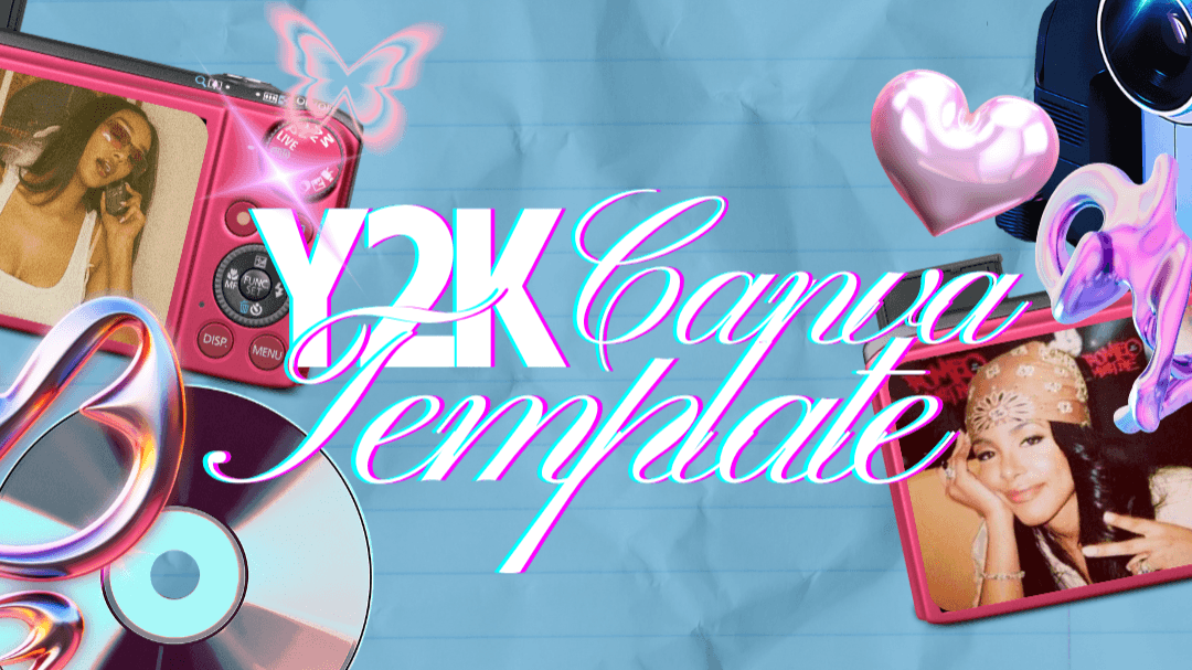 The Y2K Content Playbook — Canva Template