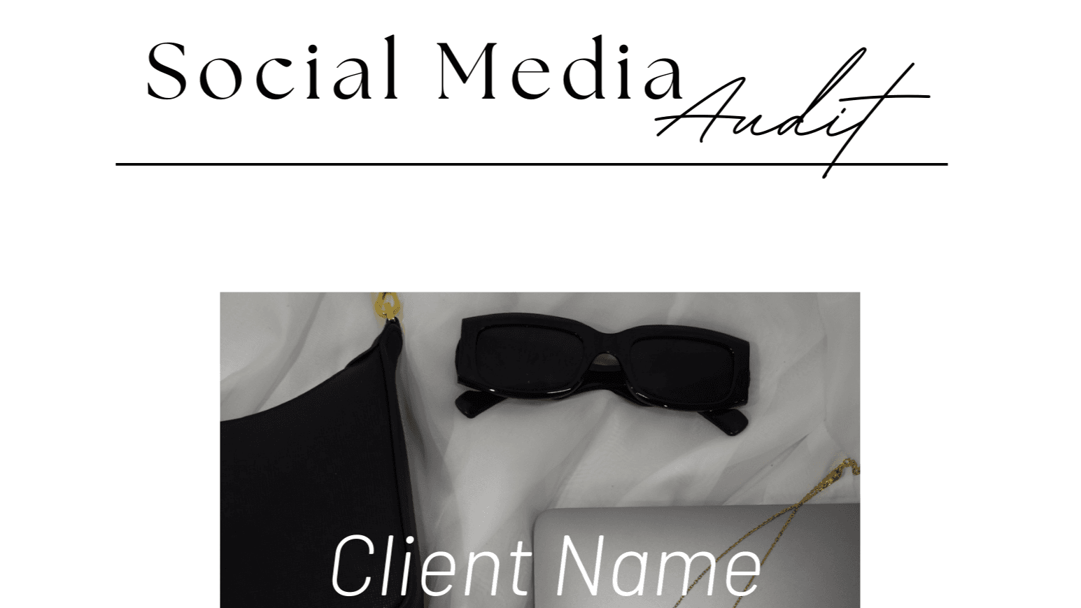 Social Media Audit Template