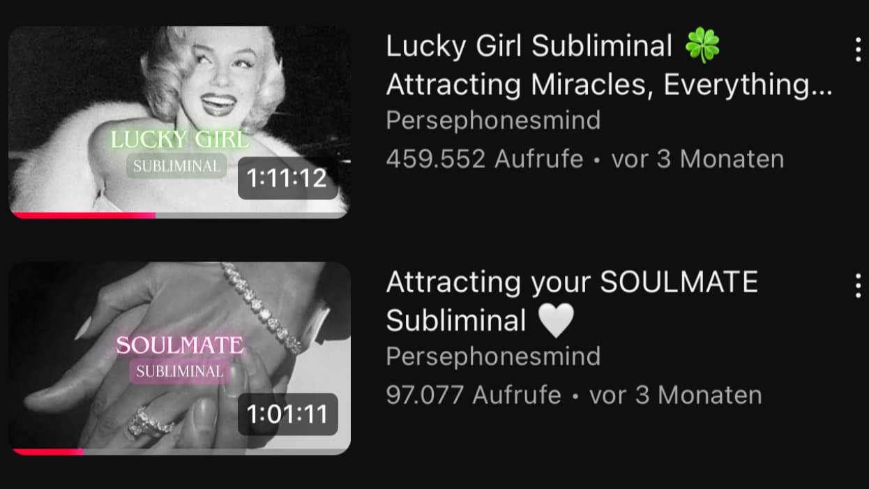 Customized Subliminal