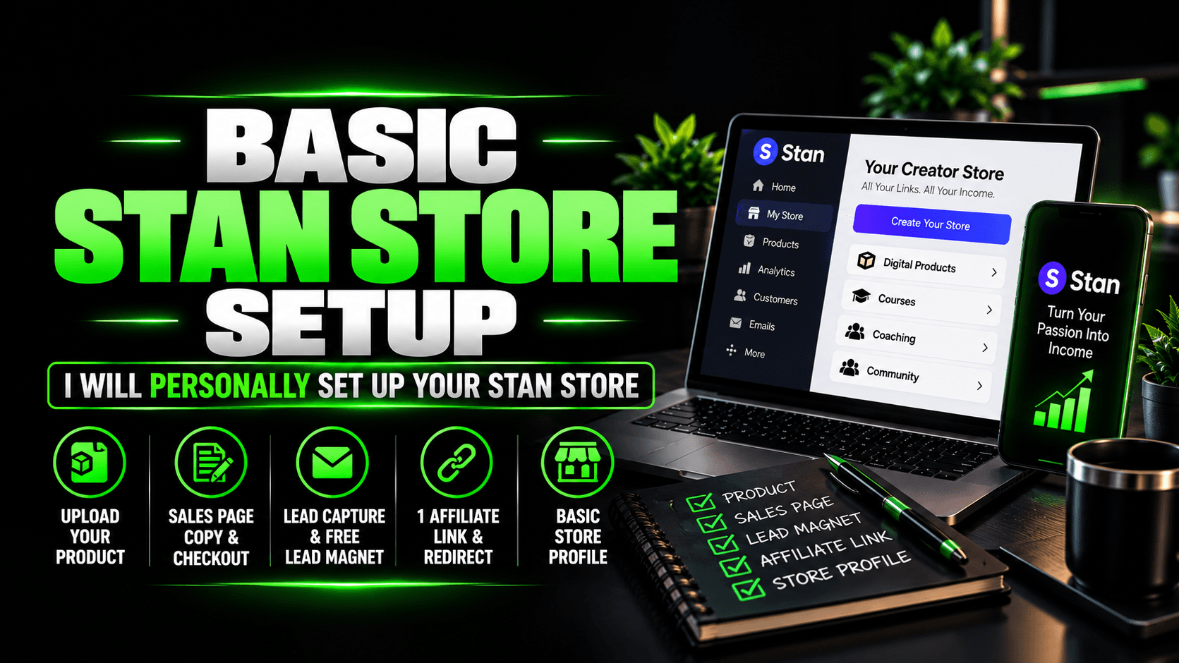 Done For You Stan Store Setup Service