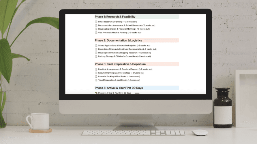 The Family Relocation Planner (Notion Template)