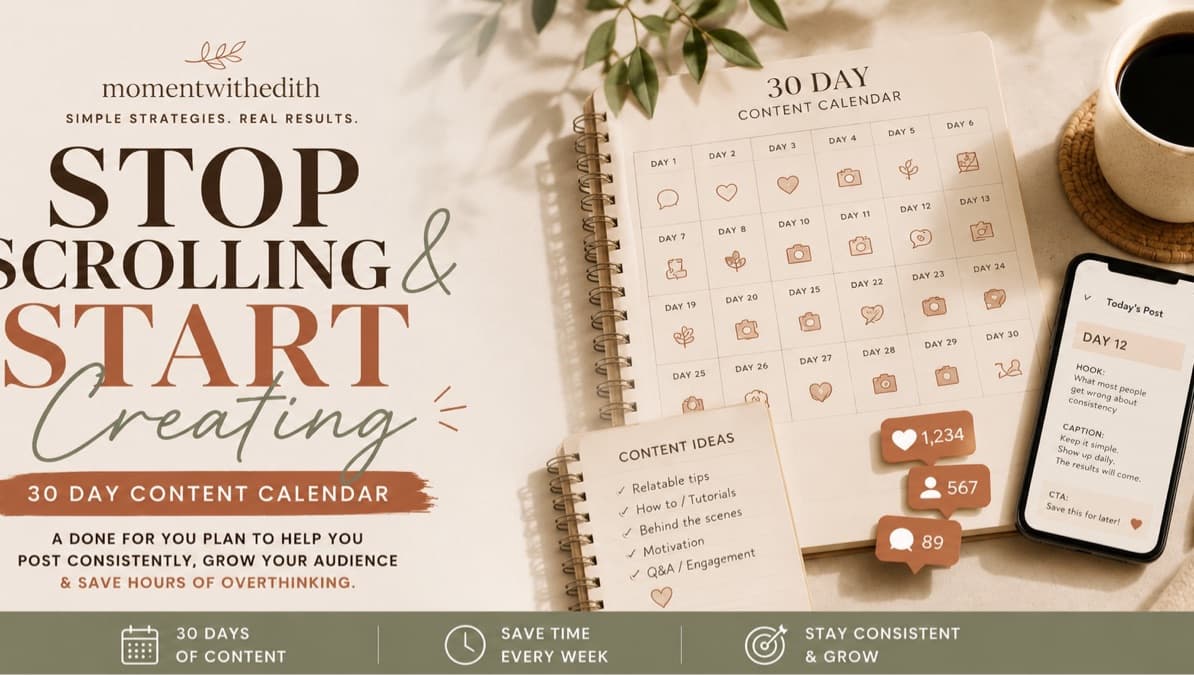 30 Days of Posts - Stop Scrolling & Start Creating