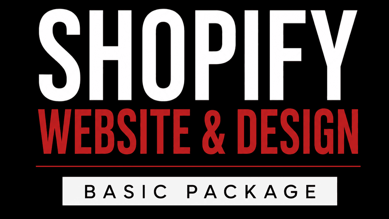 Shopify Website Design & Development - Basic