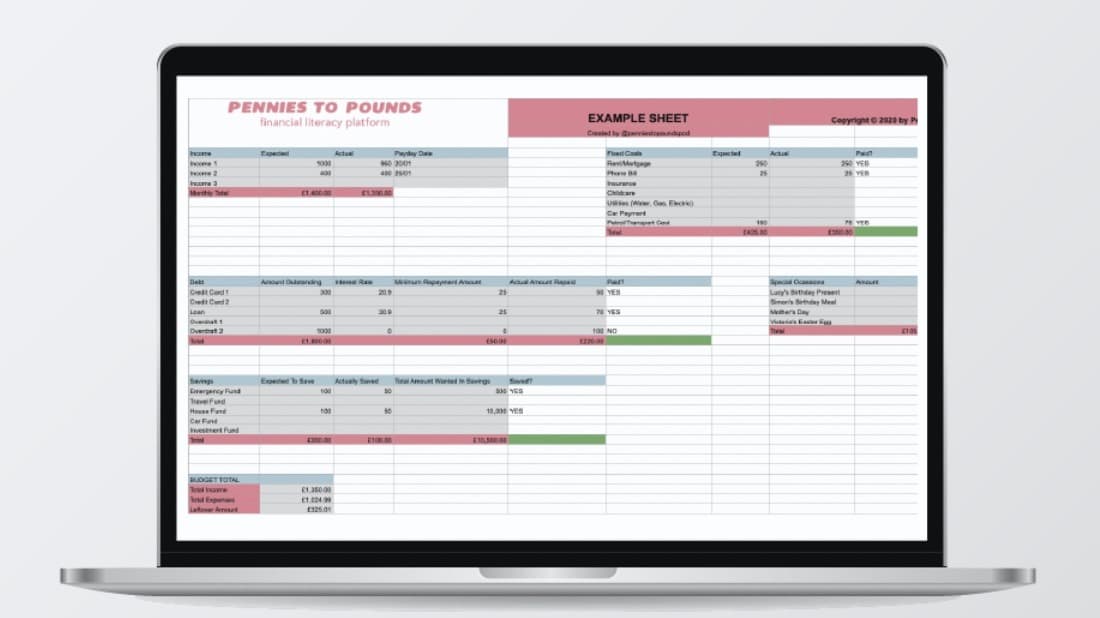 Your ULTIMATE Budget Spreadsheet 💸