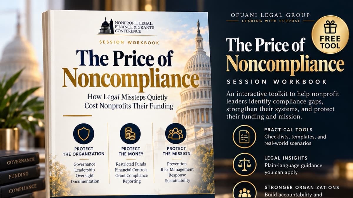 Your Nonprofit Compliance Checklist