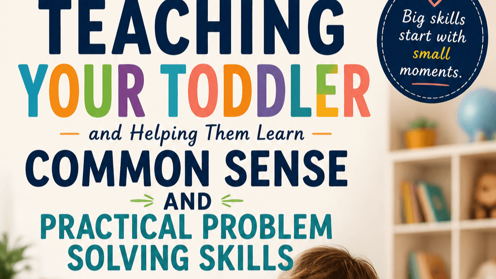 Teaching Your Toddler How to Build Common Sense