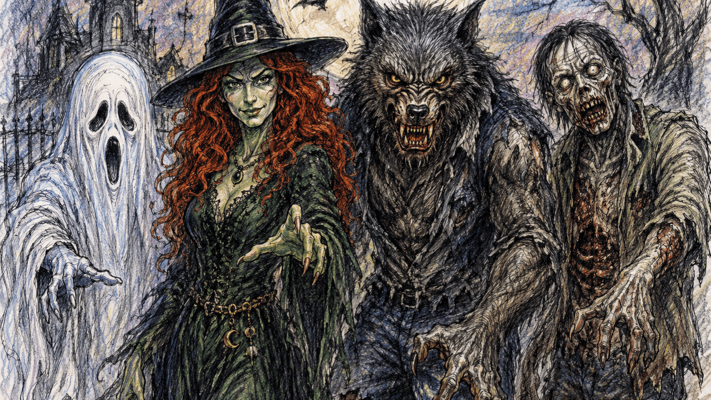 Legends of the Haunted Night print