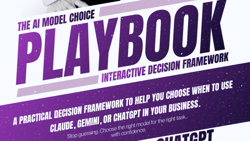 The AI Model Choice Playbook