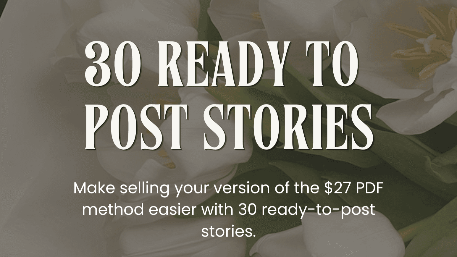 30 Ready To Post Stories TEST