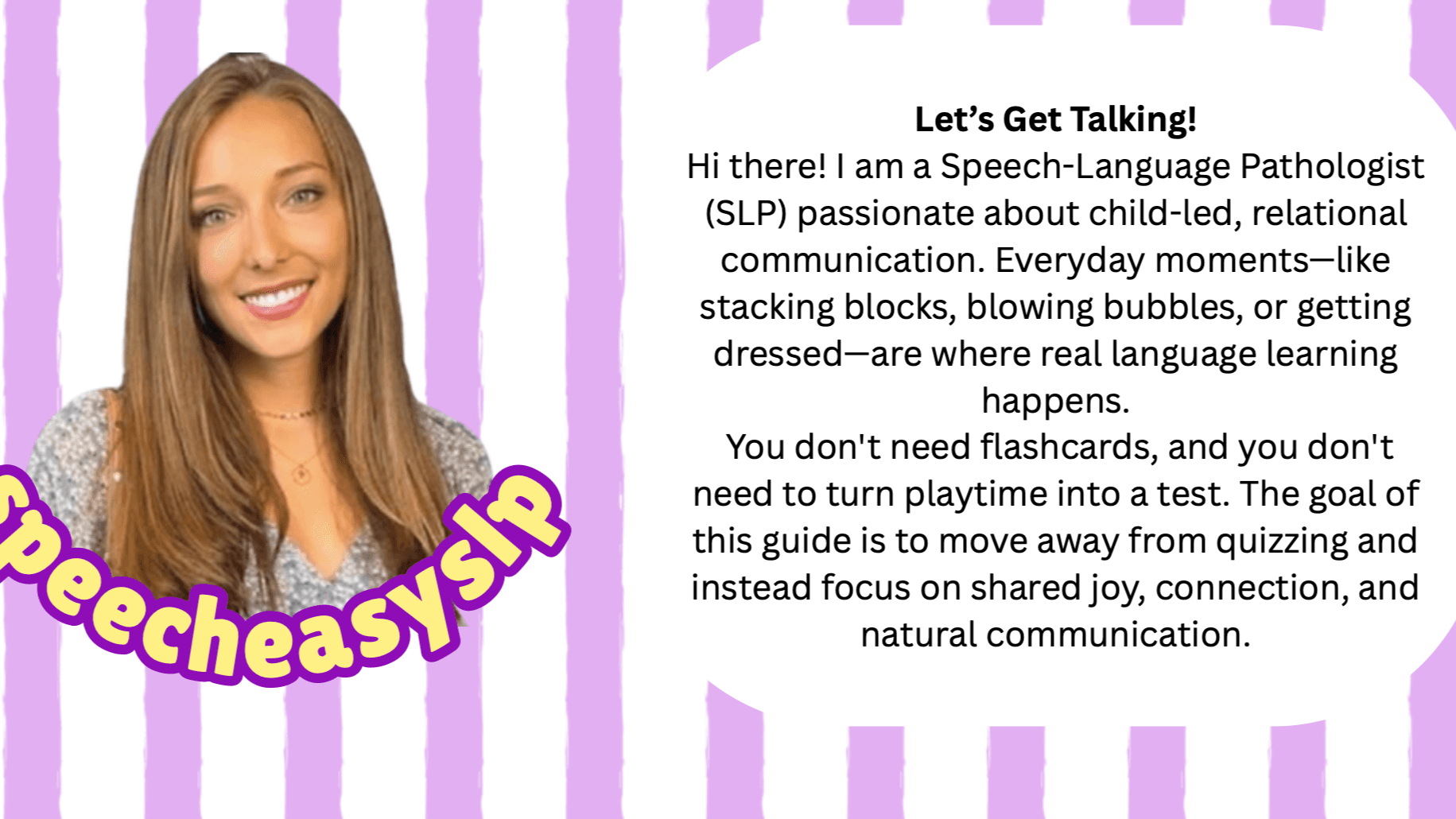 Let's Get Talking Handout!