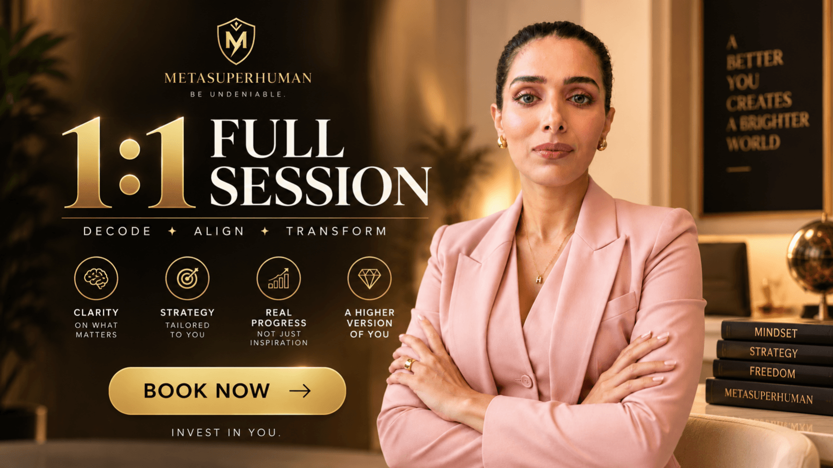 Book a 1:1 FULL SESSION-70 MIN