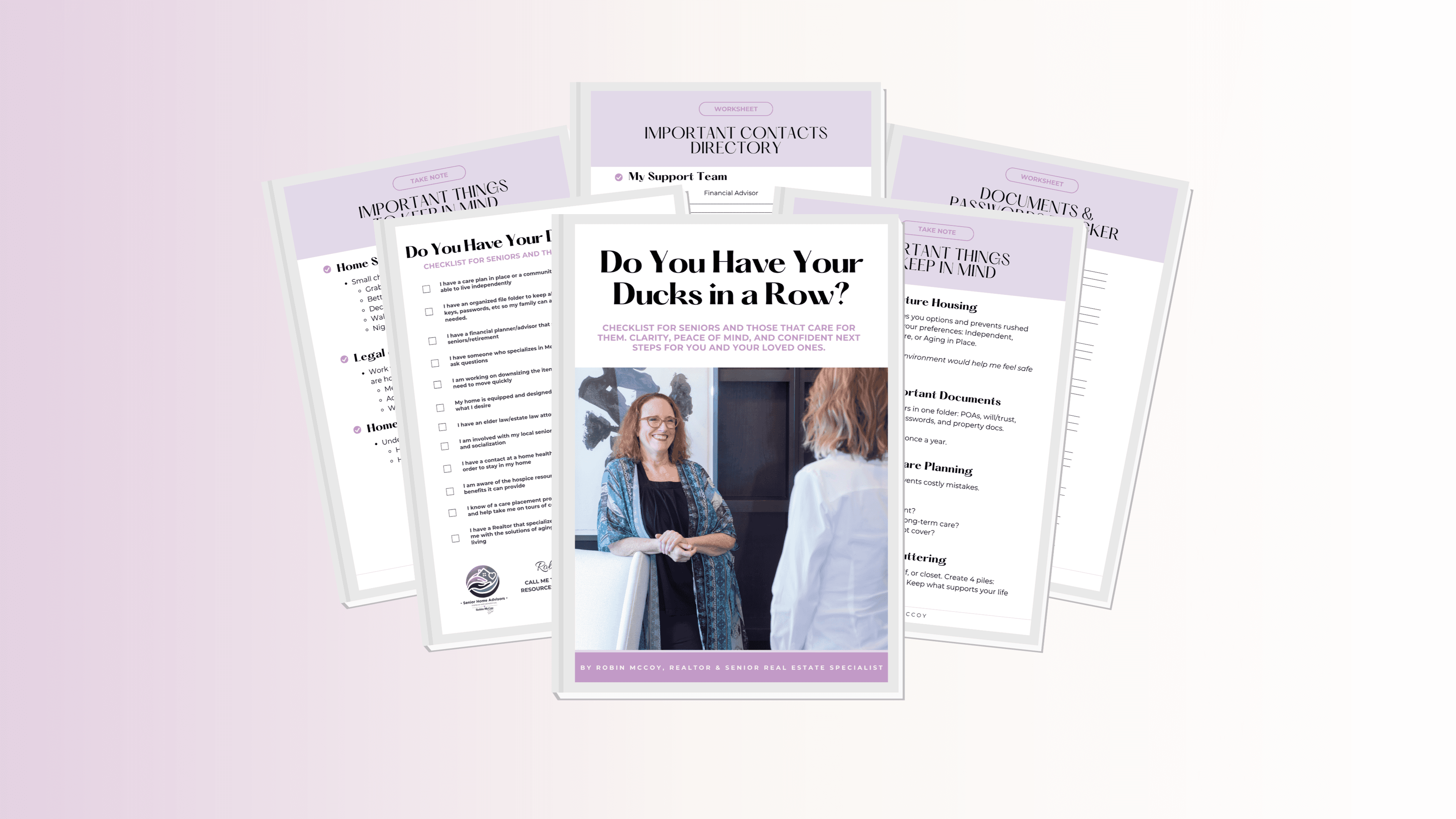 Get Your Ducks in a Row Checklist & Worksheets!