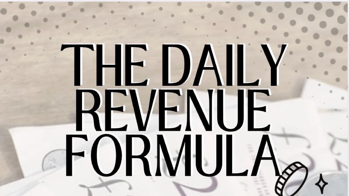 The Daily Revenue Formula