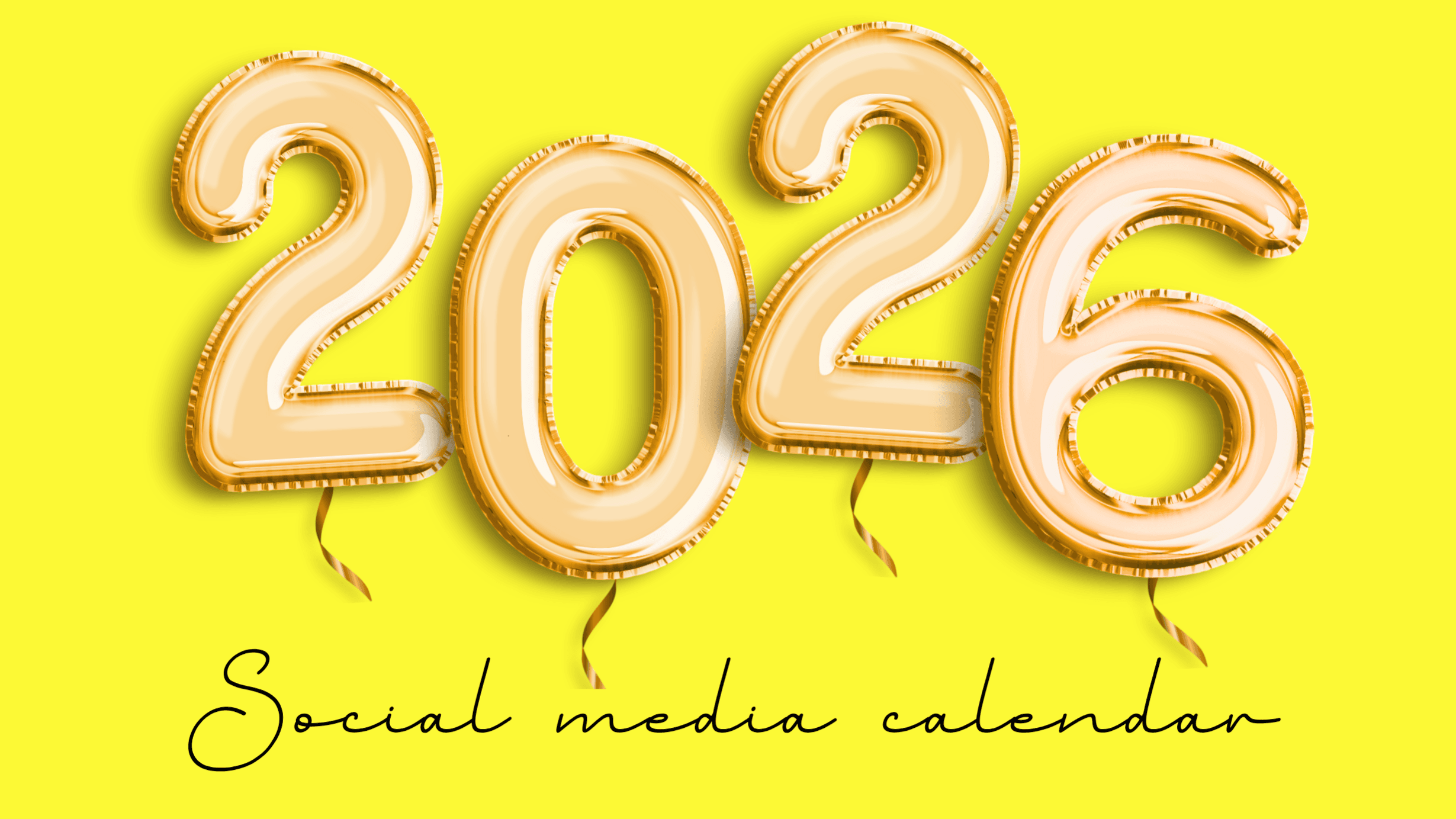 Yearly Social Media Content Calendar