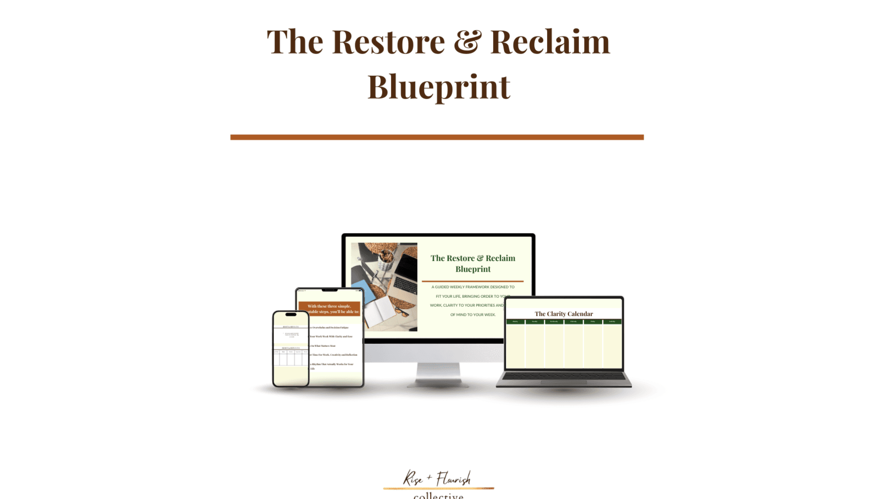 The Restore & Reclaim Blueprint