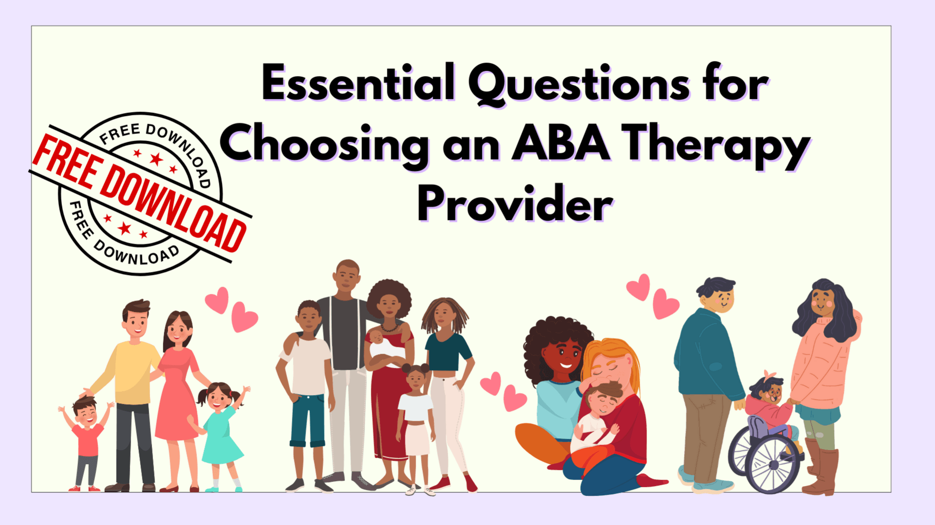 FREE! List of Parent Questions Ask an ABA Provider