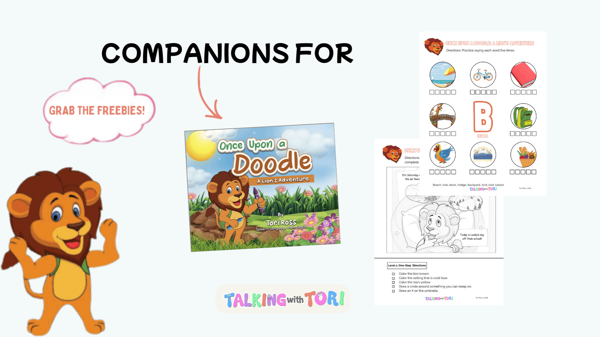 FREEBIE PACK: Once Upon A Doodle Companions