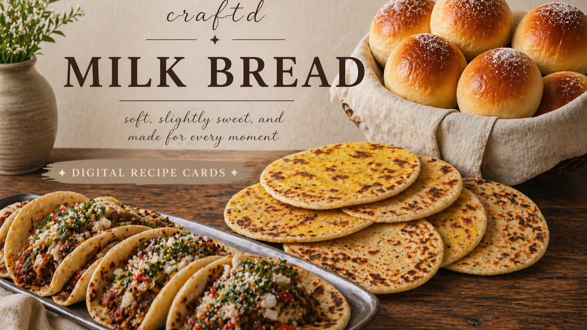Craftd Versatile Milk Bread (Beginner Friendly)