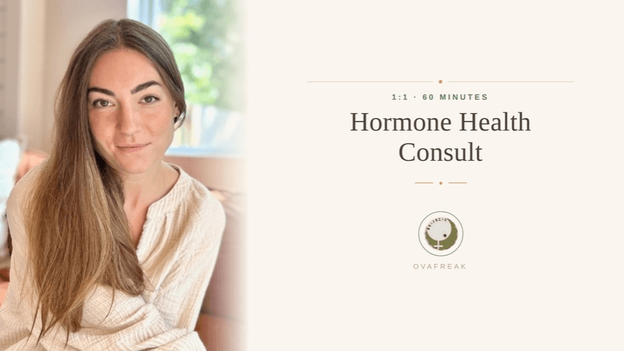 1:1 Hormone Health Consult (60 Minutes)