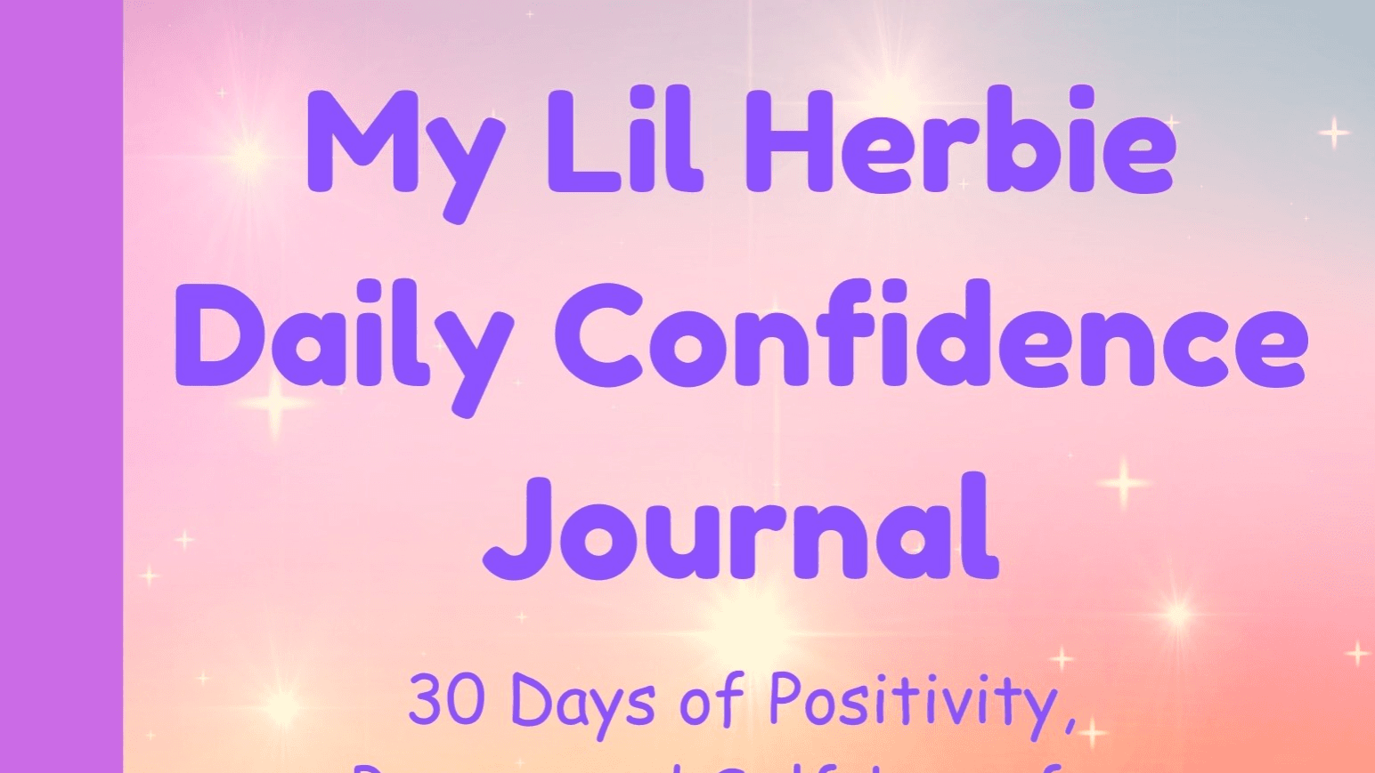 ✨ My Lil Herbie Daily Confidence Journal ✨