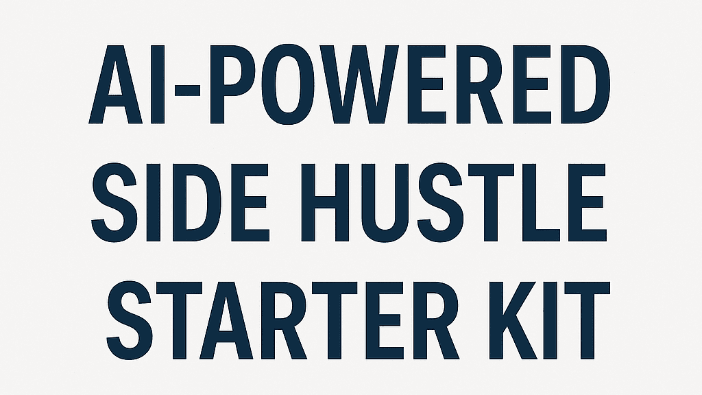 Start a Side Hustle with AI — for $1