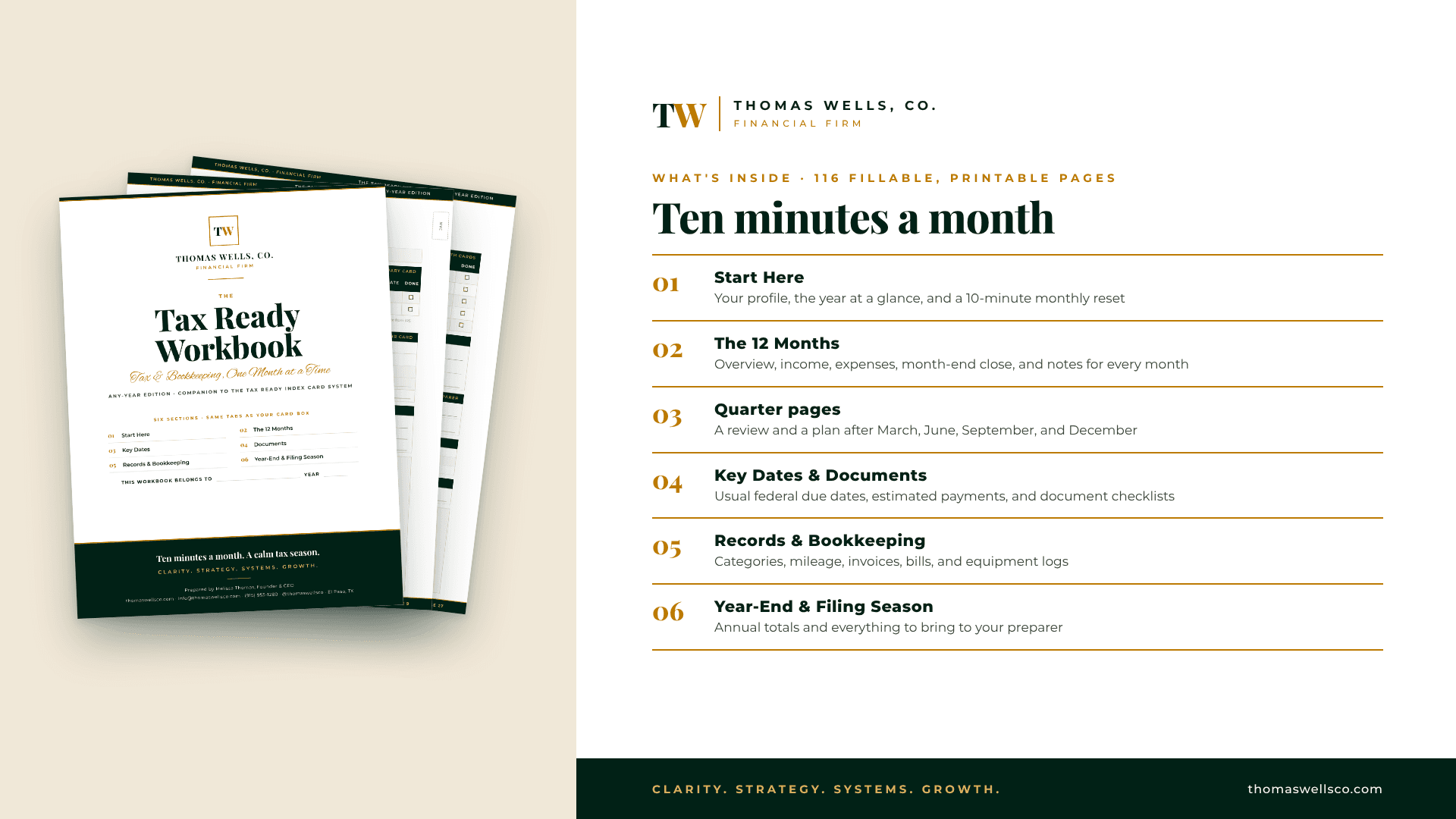 The Tax Ready Workbook