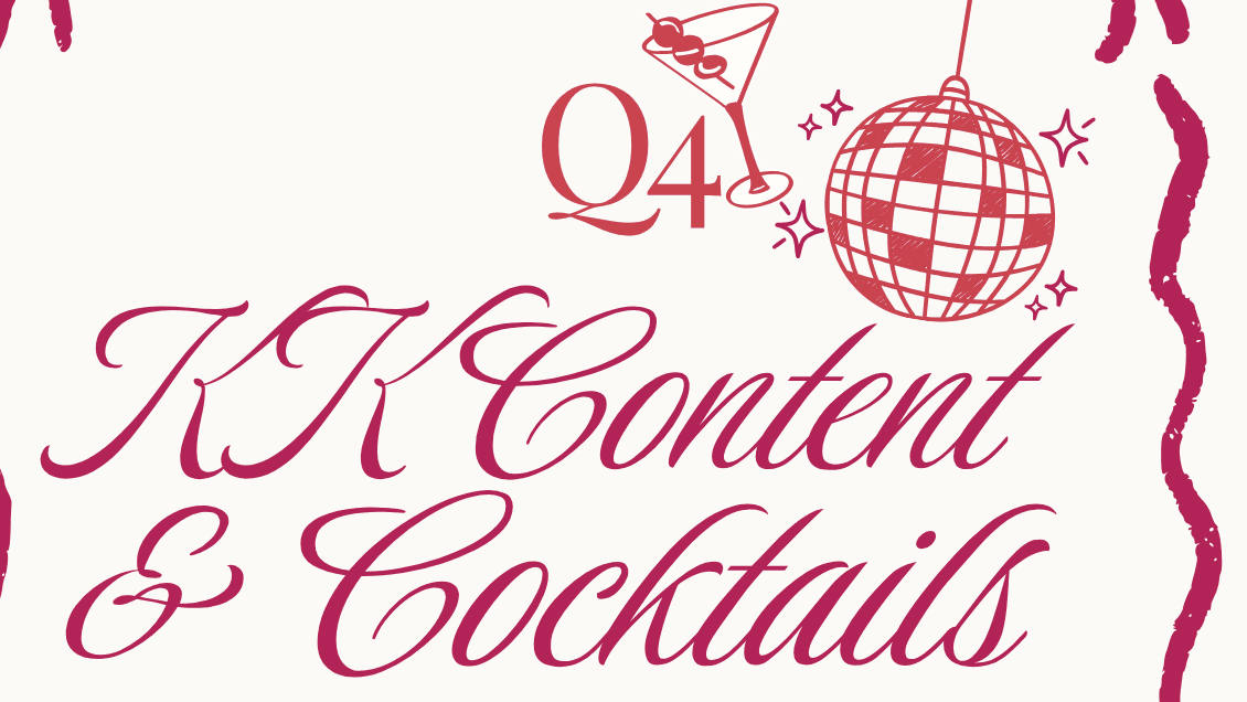 Q4 KK Group content night PIZZA & drinks £15