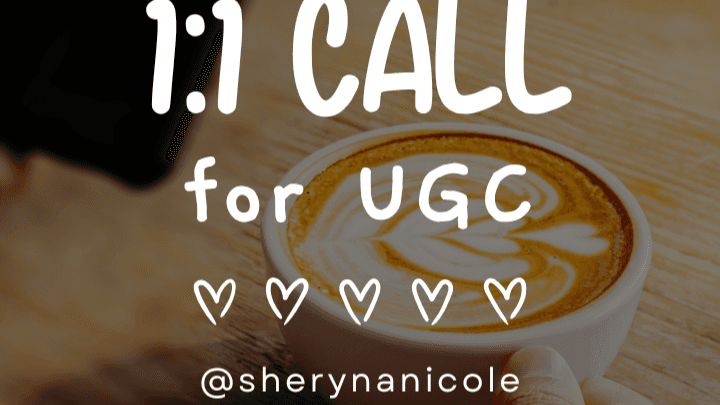 Book a 1:1 Call with Me