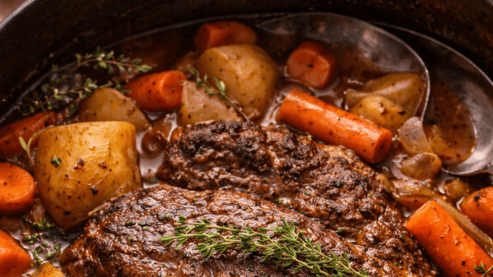 Pot Roast + Sourdough Discard Gravy