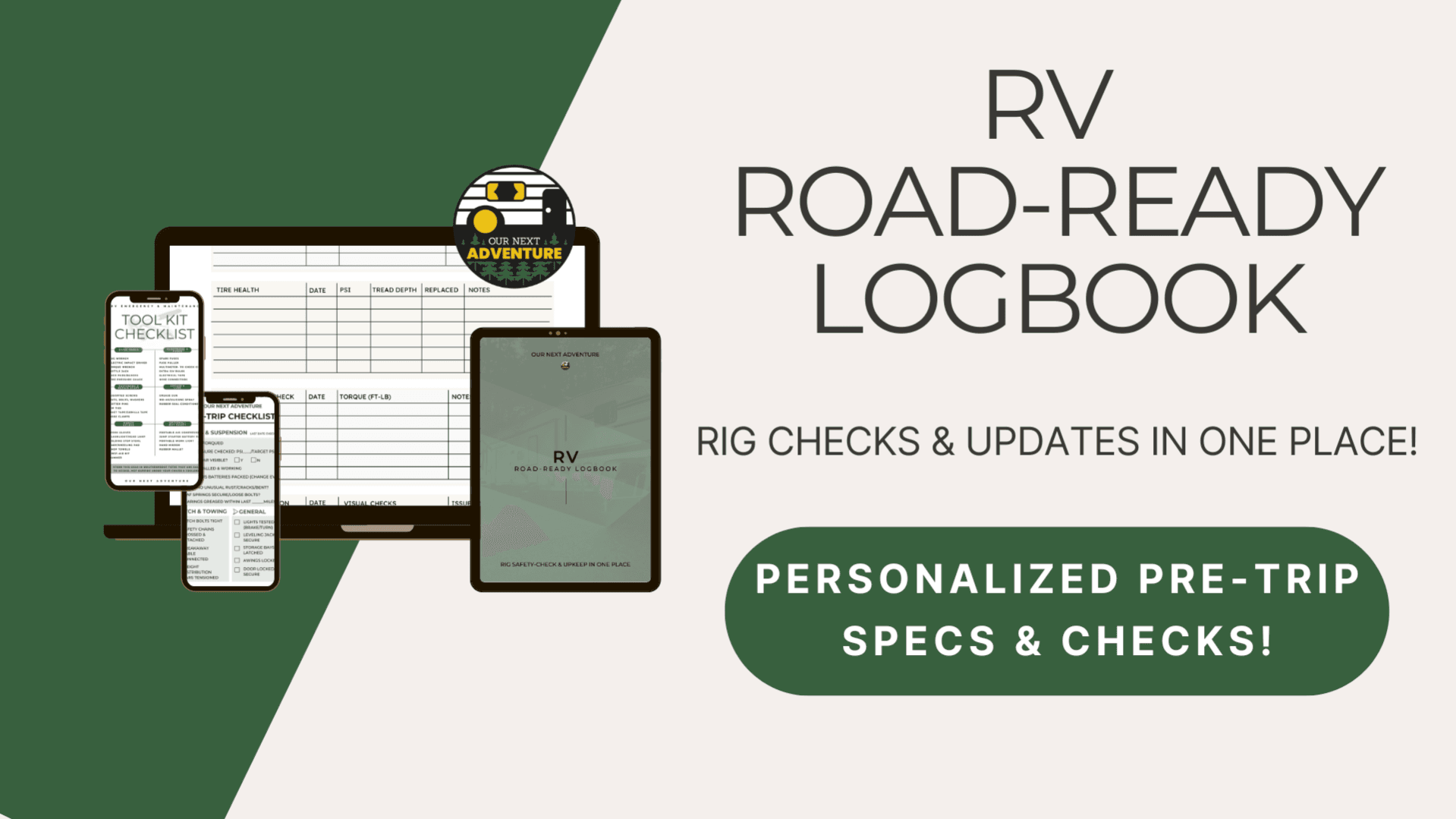 The RV Road-Ready Logbook