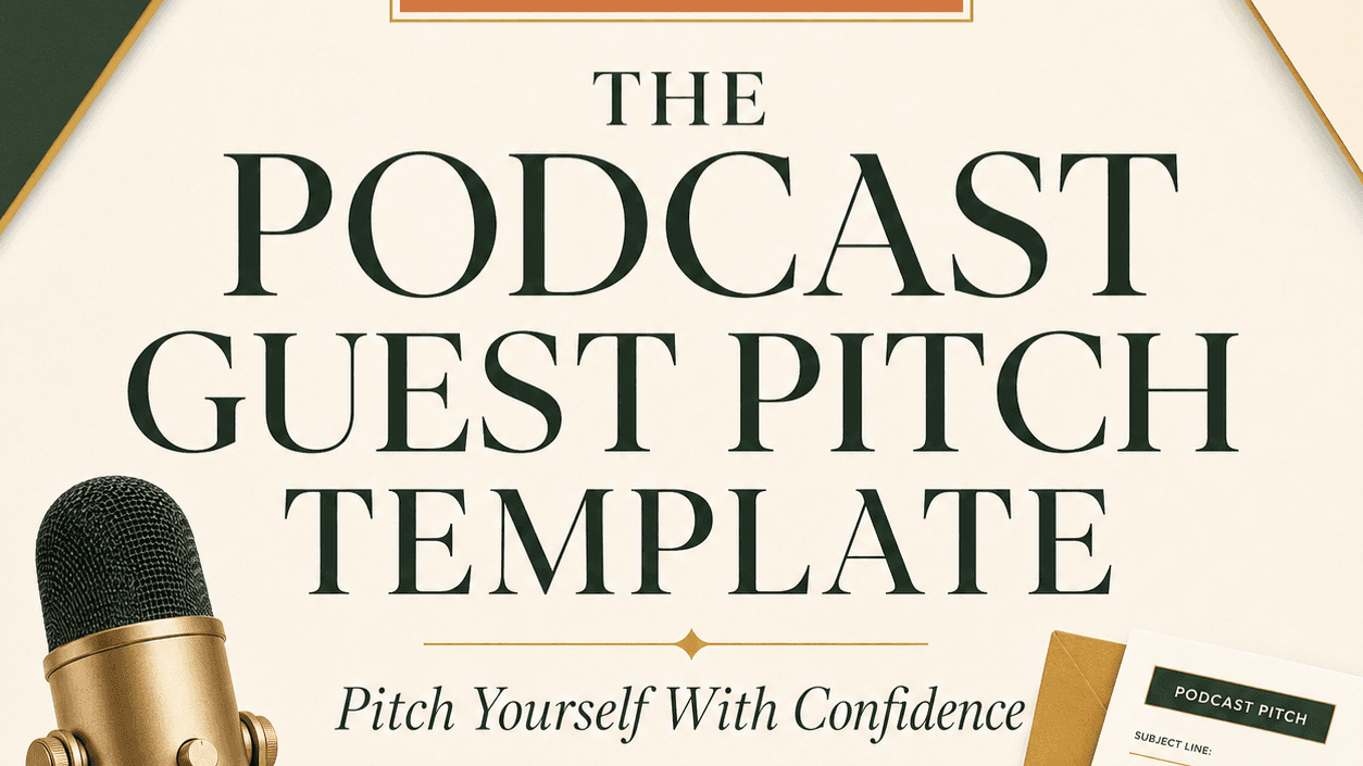 Podcast Guest Pitch Template