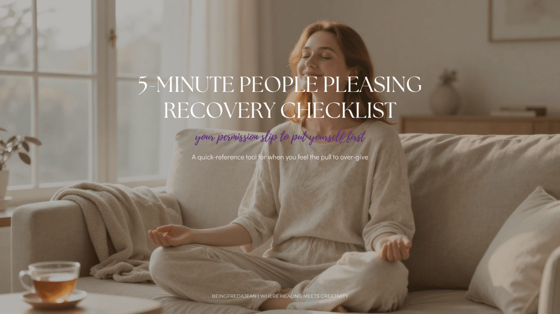 5-Minute People Pleasing Recovery Checklist