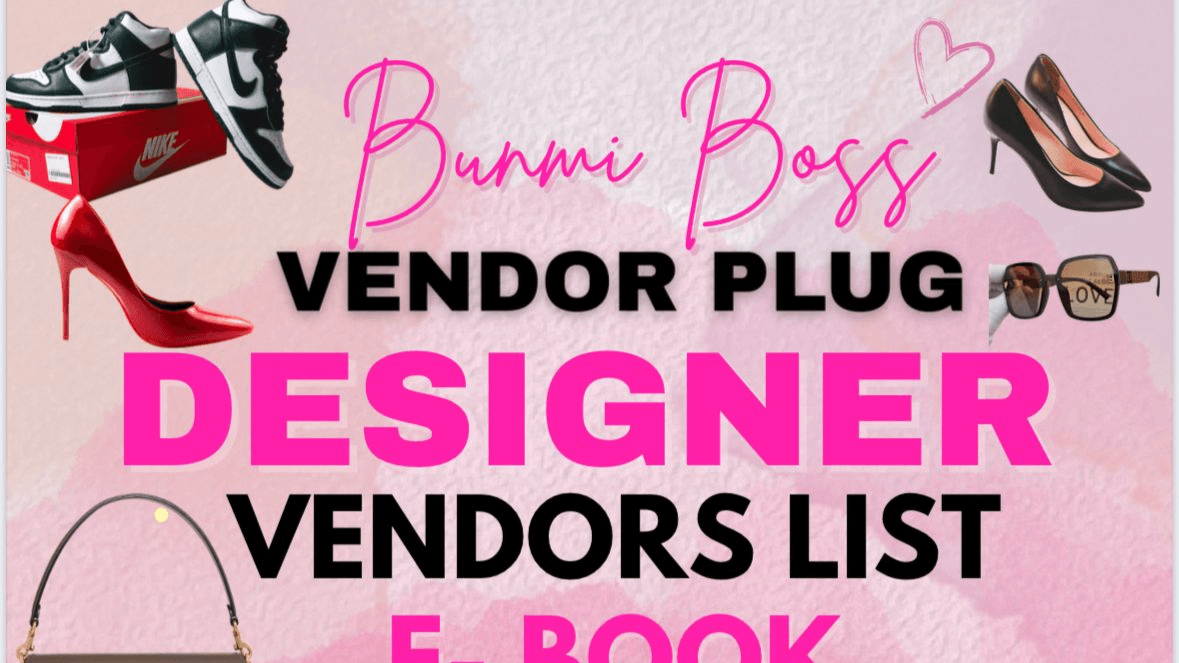 💎 LUXURY DESIGNERS VENDOR CONTACT LIST 💼👠