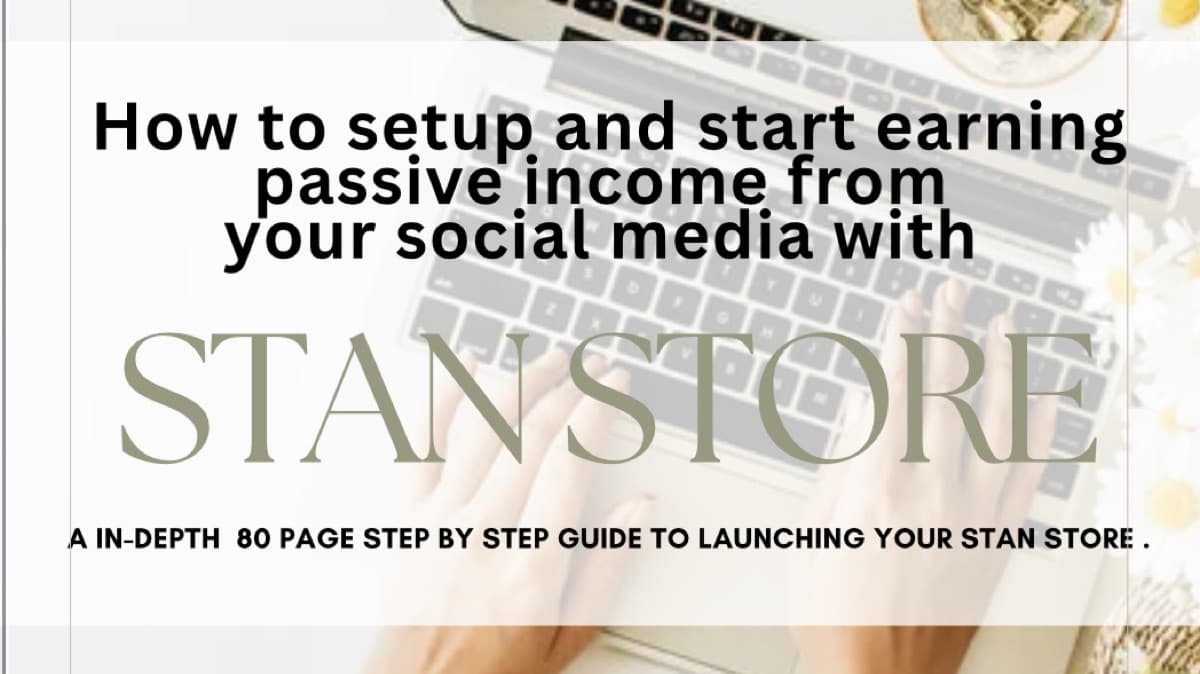 How to Launch a Stan Store | 80-Page Step-by-Step