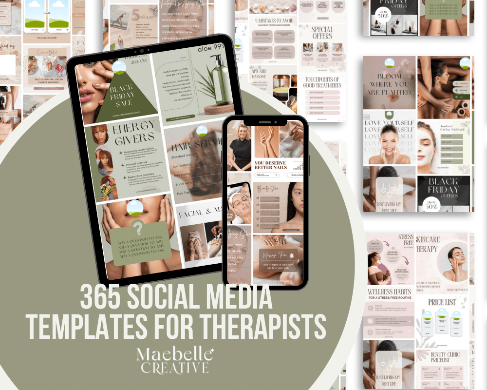 A Entire Year of Content For Therapists